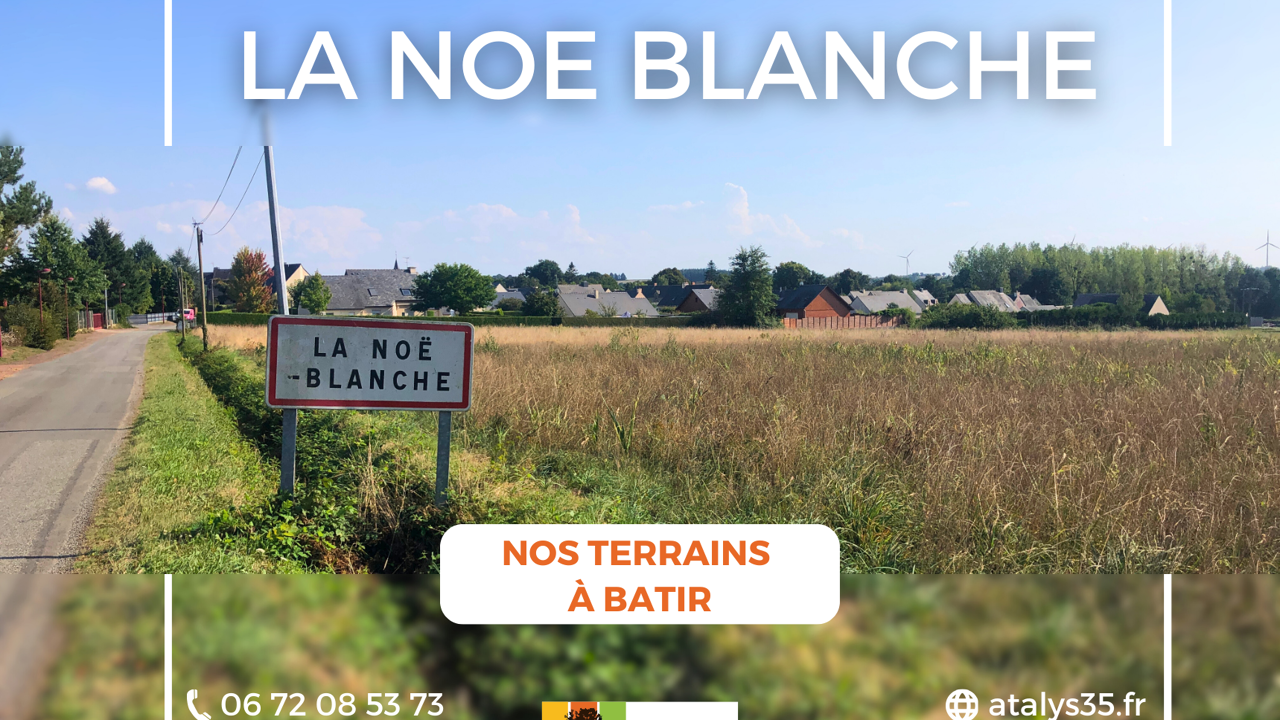 terrain  m2 à construire à La Noë-Blanche (35470)