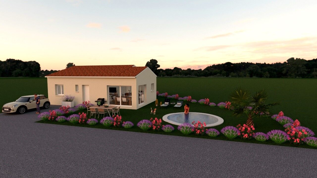 maison 90 m2 à construire à Alignan-du-Vent (34290)
