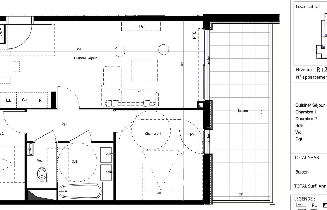 appartement 3 pièces 62 m2 à vendre à Le Grau-du-Roi (30240)