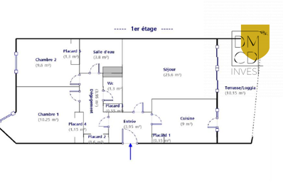 appartement 3 pièces 81 m2 à vendre à Aubagne (13400)