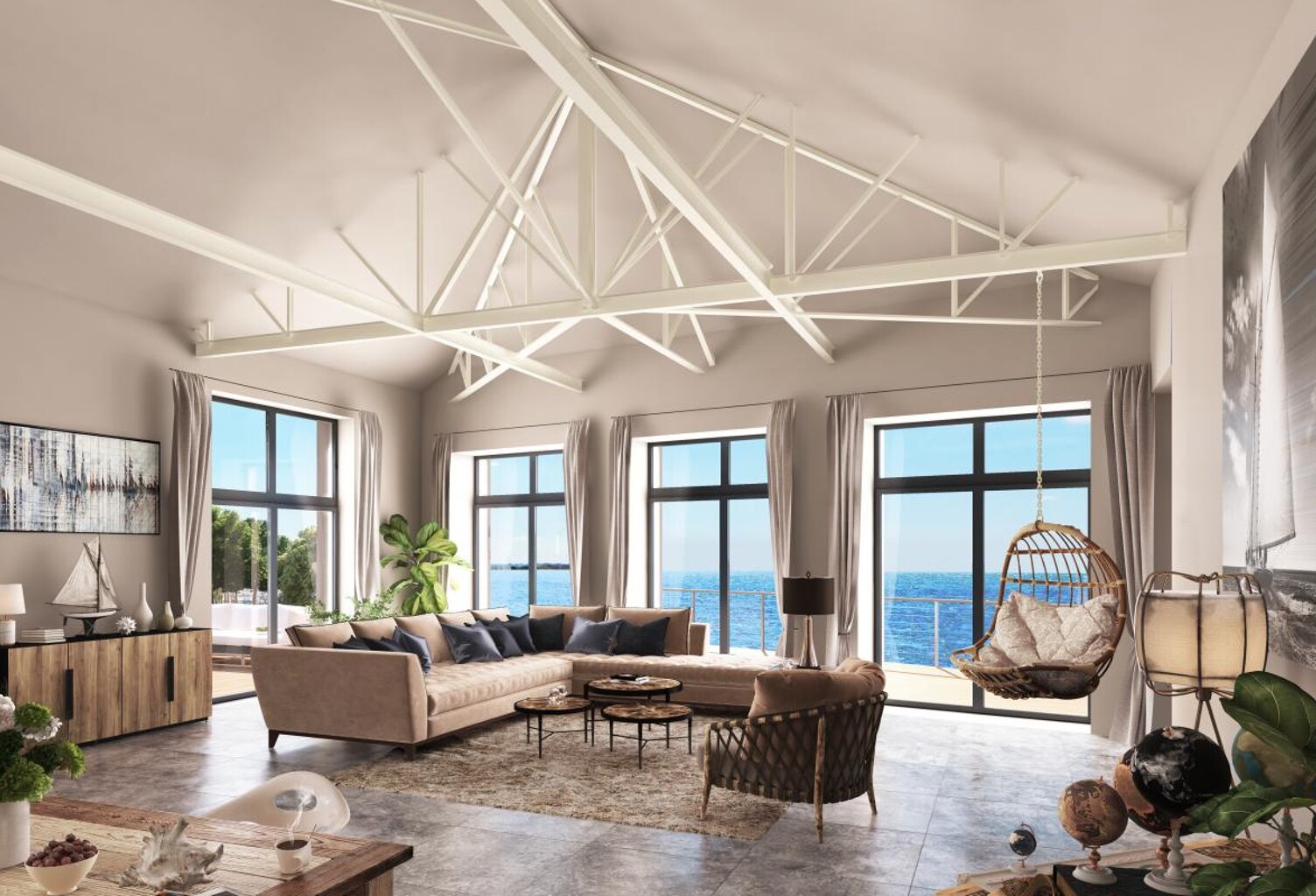 Appartement partagé vue mer dans un somptueux domaine à Angou... — photo 1