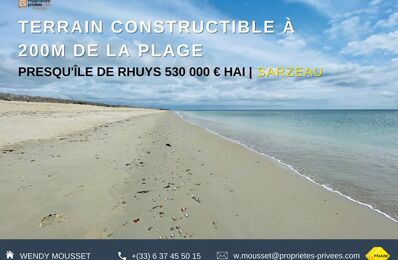 vente terrain 530 000 € à proximité de Saint-Gildas-de-Rhuys (56730)