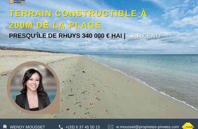 vente terrain 340 000 € à proximité de Île-d'Arz (56840)