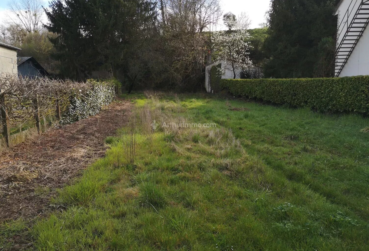 Cave troglodyte au fond d'un terrain constructible — photo 1
