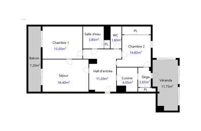 location appartement 1 070 € CC /mois à proximité de Septèmes-les-Vallons (13240)