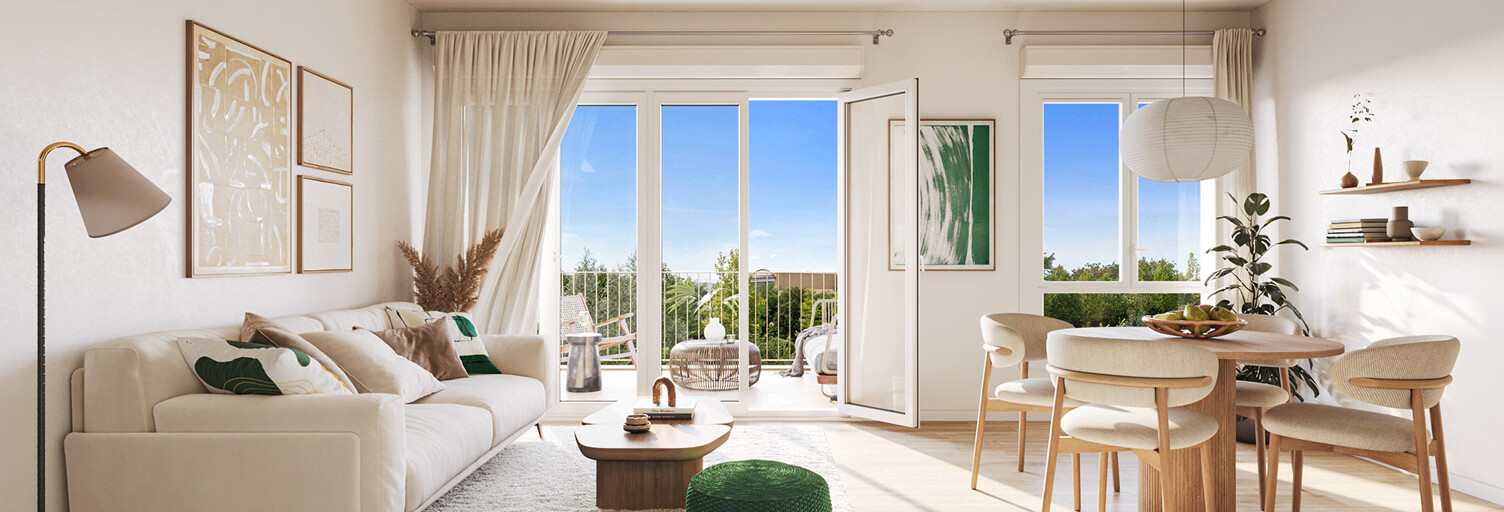 Appartement neuf T3, T4 Pièce 56 à 76 m² à vendre à Nancy (54000)