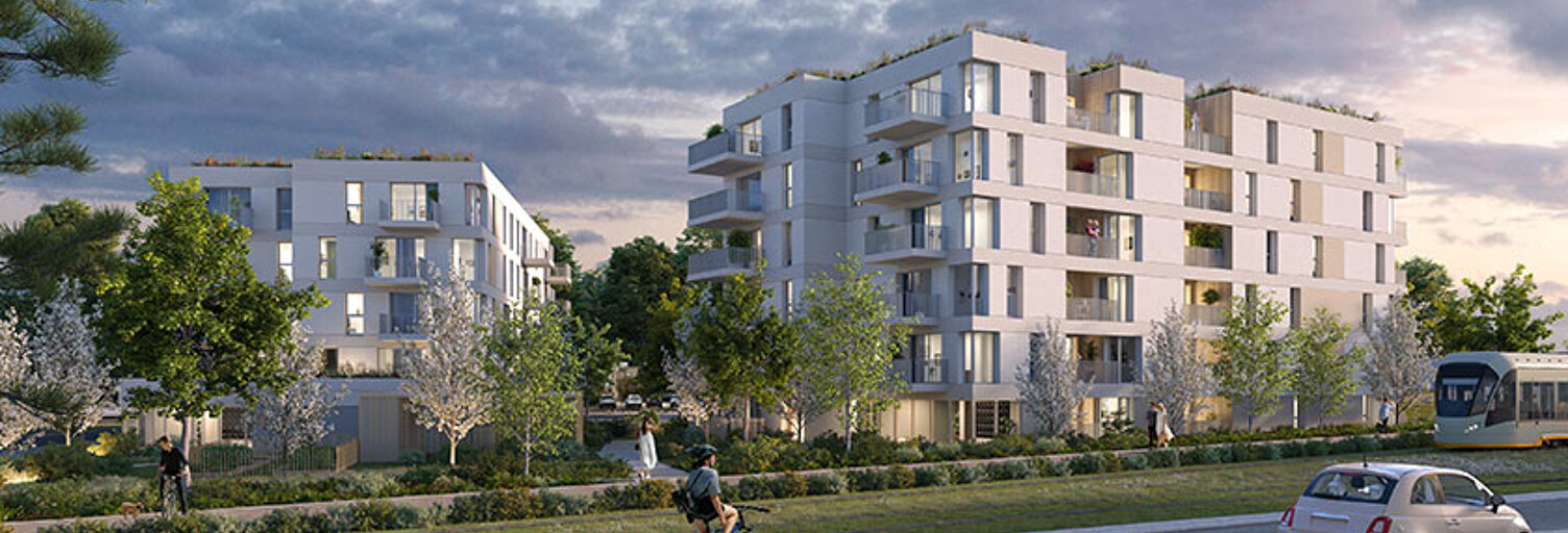 Appartement neuf T2, T3 Pièce 38 à 64 m² à vendre à Saint-Jean-de-Braye (45800)