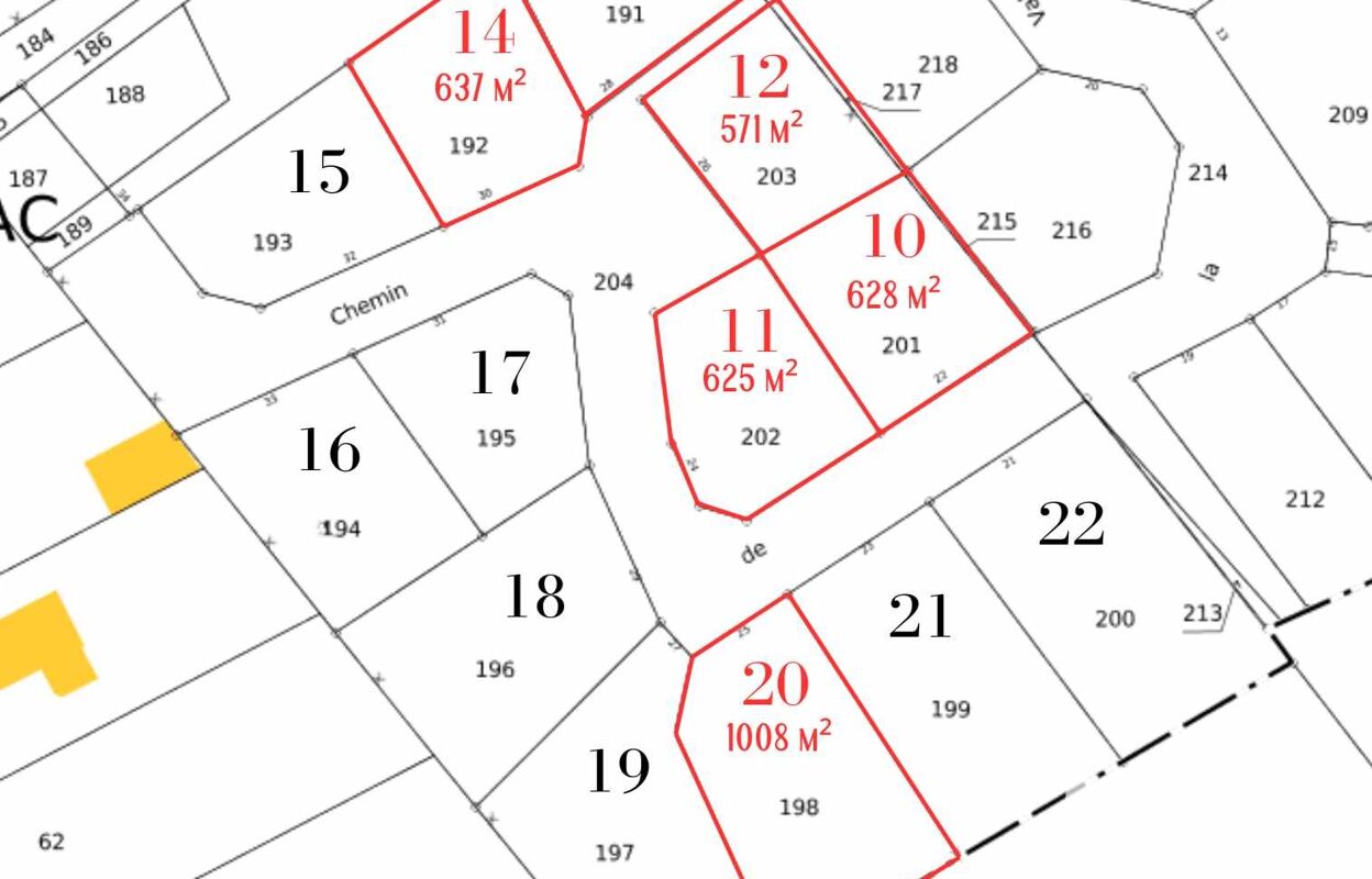terrain  pièces 628 m2 à vendre à Malherbe-sur-Ajon (14260)