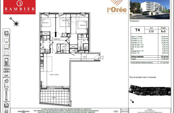 PROGRAMME NEUF L'OREE - SAINT-GELY-DU-FESC - APPARTEMENT T4 — photo 2