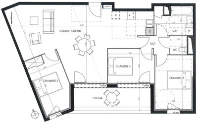 appartement 4 pièces 88 m2 à vendre à Agde (34300)