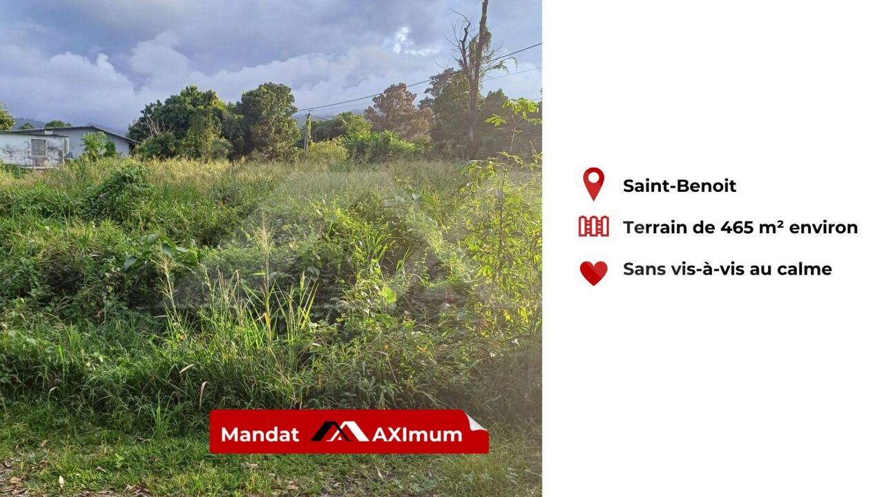 terrain  pièces 465 m2 à vendre à Saint-Benoît (97470)