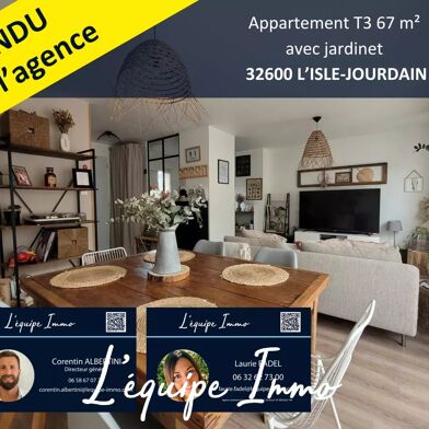 Appartement 3 pièces 67 m²