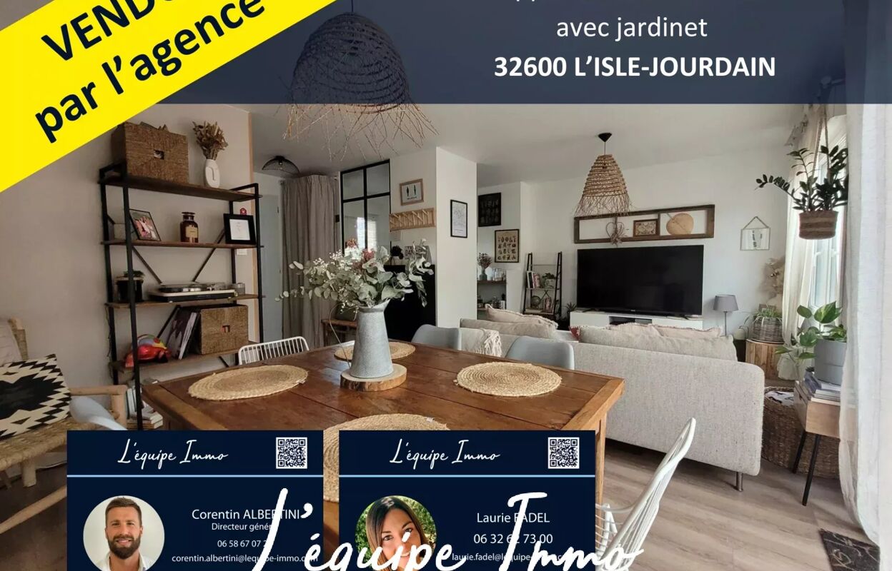 appartement 3 pièces 67 m2 à vendre à L'Isle-Jourdain (32600)