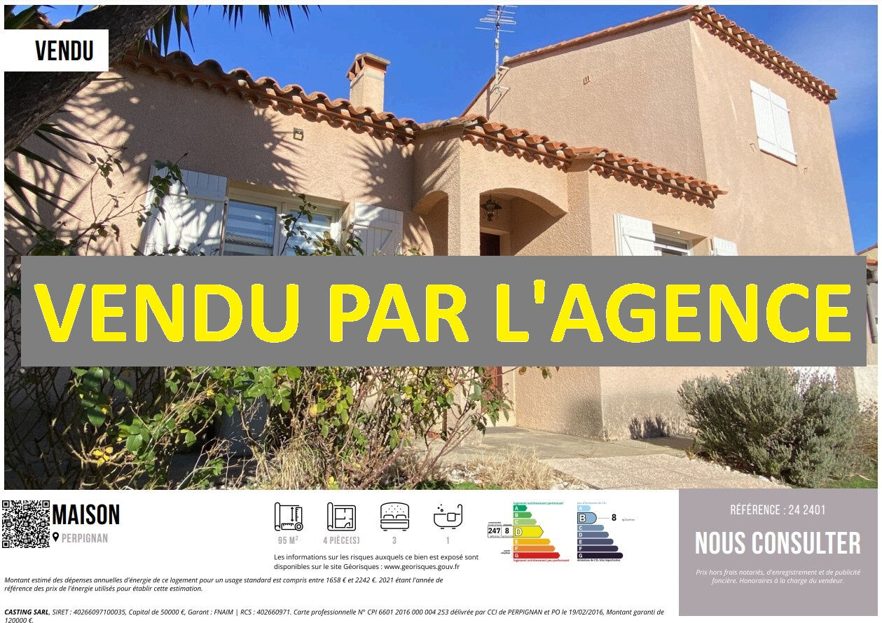 Villa / Maison 4 pièces  à vendre Perpignan 66000