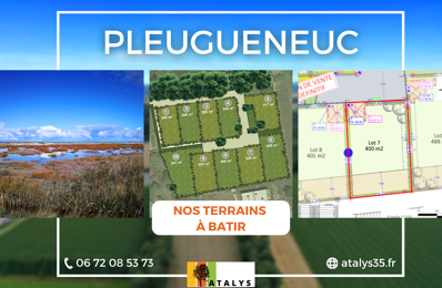 terrain 400 m2 à construire à Pleugueneuc (35720)