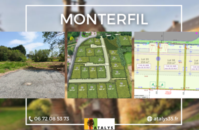 terrain 360 m2 à construire à Monterfil (35160)