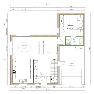 Maison 5 pièces 105 m²