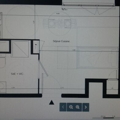 Appartement 1 pièces 500 €