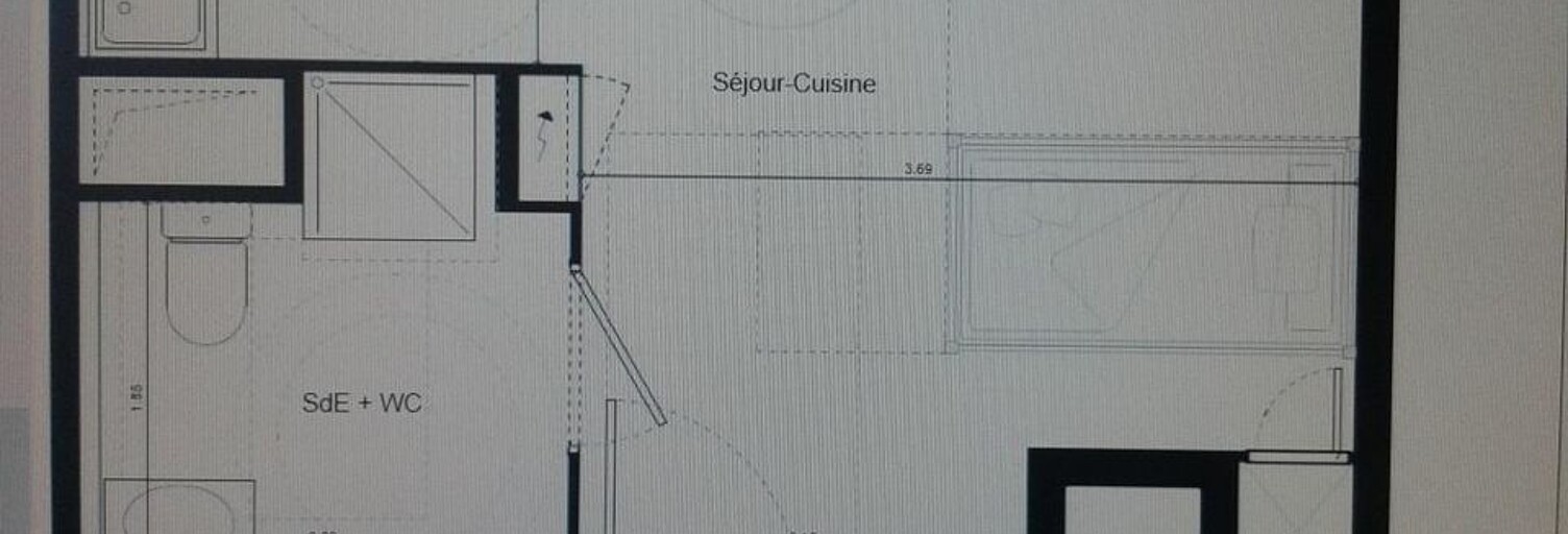 Appartement 1 Pièce 23 m² à louer à Marseille 3 (13003)