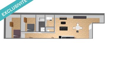 appartement 3 pièces 81 m2 à vendre à Charmes (88130)
