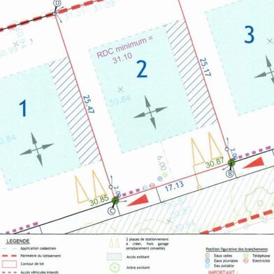 Terrain 468 m²