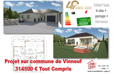 vente terrain 50 000 € à proximité de Trancault (10290)