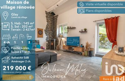 vente maison 219 000 € à proximité de Vandoncourt (25230)