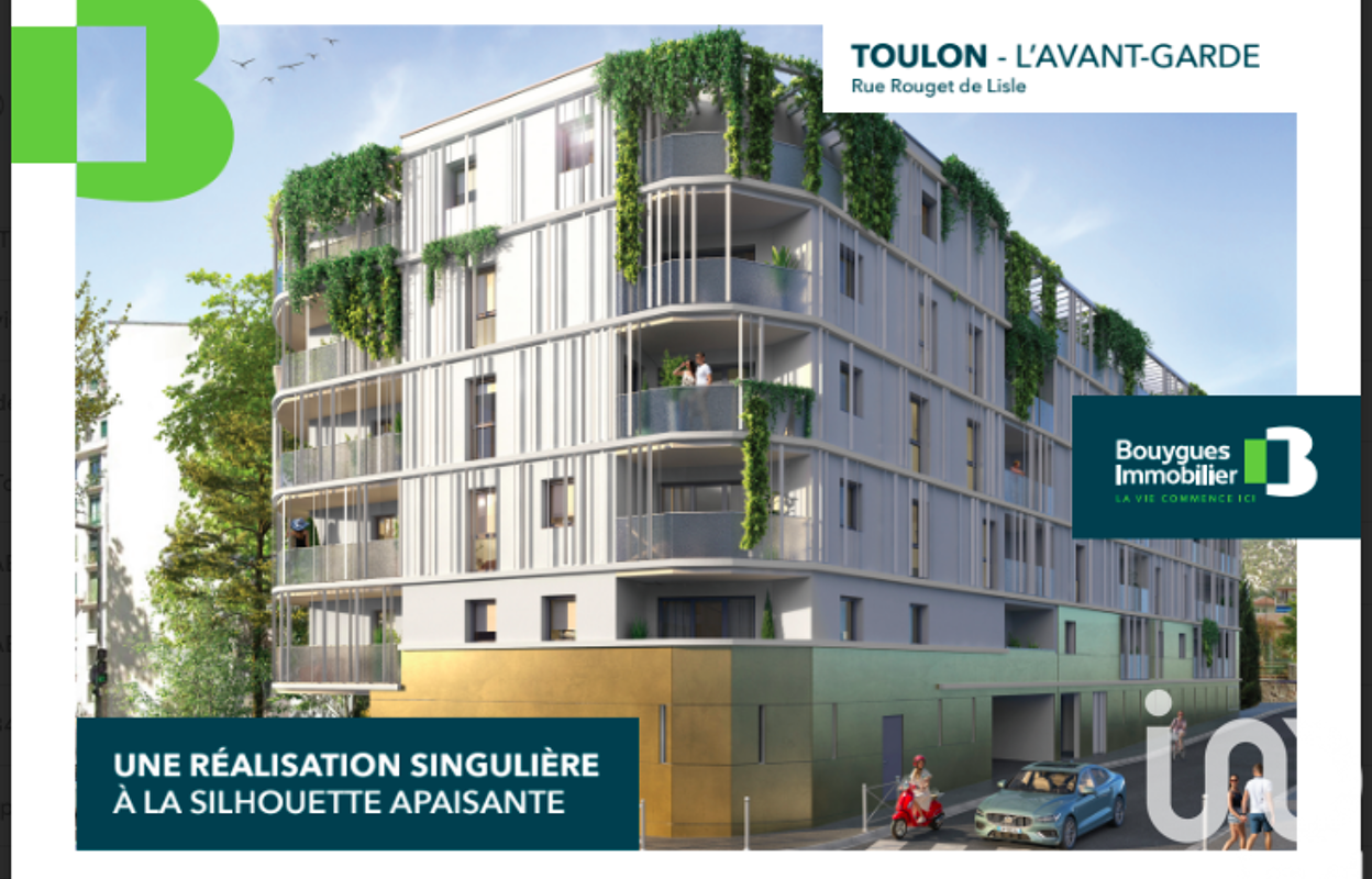 appartement 2 pièces 43 m2 à vendre à Toulon (83000)