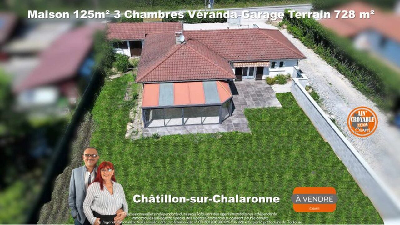 maison 4 pièces 125 m2 à vendre à Châtillon-sur-Chalaronne (01400)