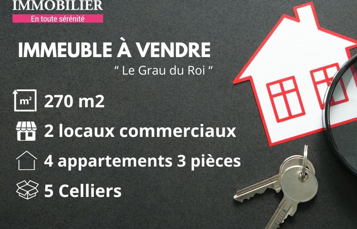 immeuble  pièces 270 m2 à vendre à Le Grau-du-Roi (30240)