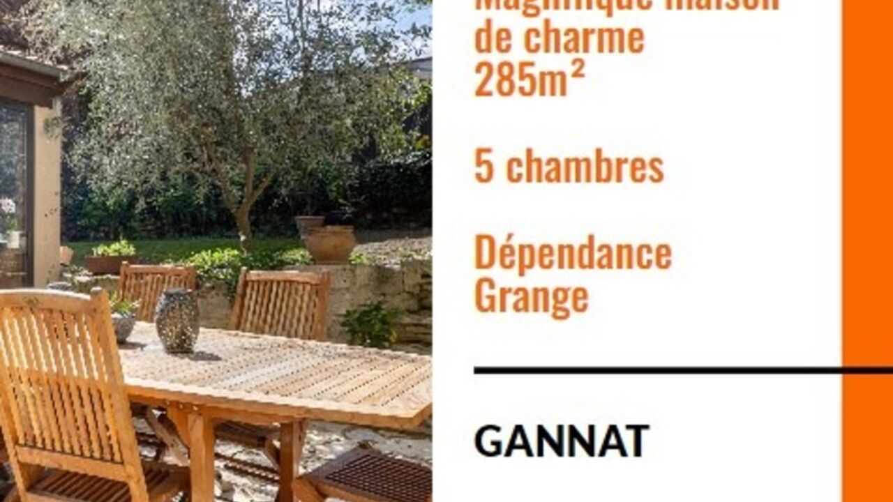 maison 7 pièces 285 m2 à vendre à Gannat (03800)