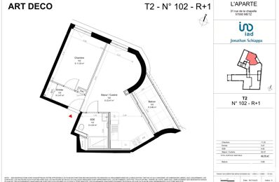 vente appartement 216 000 € à proximité de Montigny-Lès-Metz (57950)