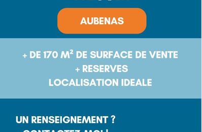 location commerce 1 950 € CC /mois à proximité de Joyeuse (07260)