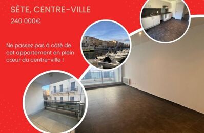 appartement 2 pièces 59 m2 à vendre à Sète (34200)