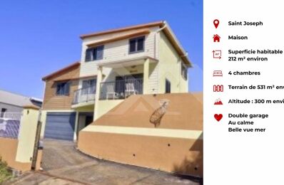 vente maison 327 000 € à proximité de Saint-Philippe (97442)