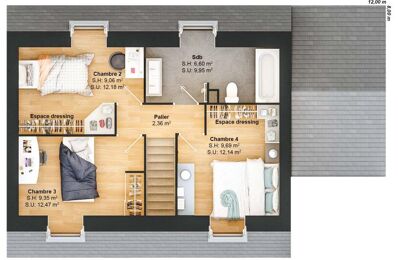 maison 6 pièces 93 m2 à vendre à Saint-Philbert-des-Champs (14130)