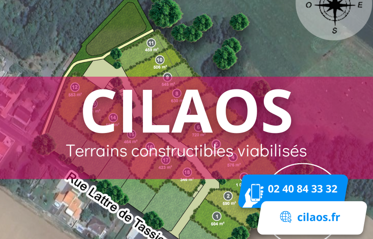 terrain 440 m2 à construire à Saint-Denis-la-Chevasse (85170)