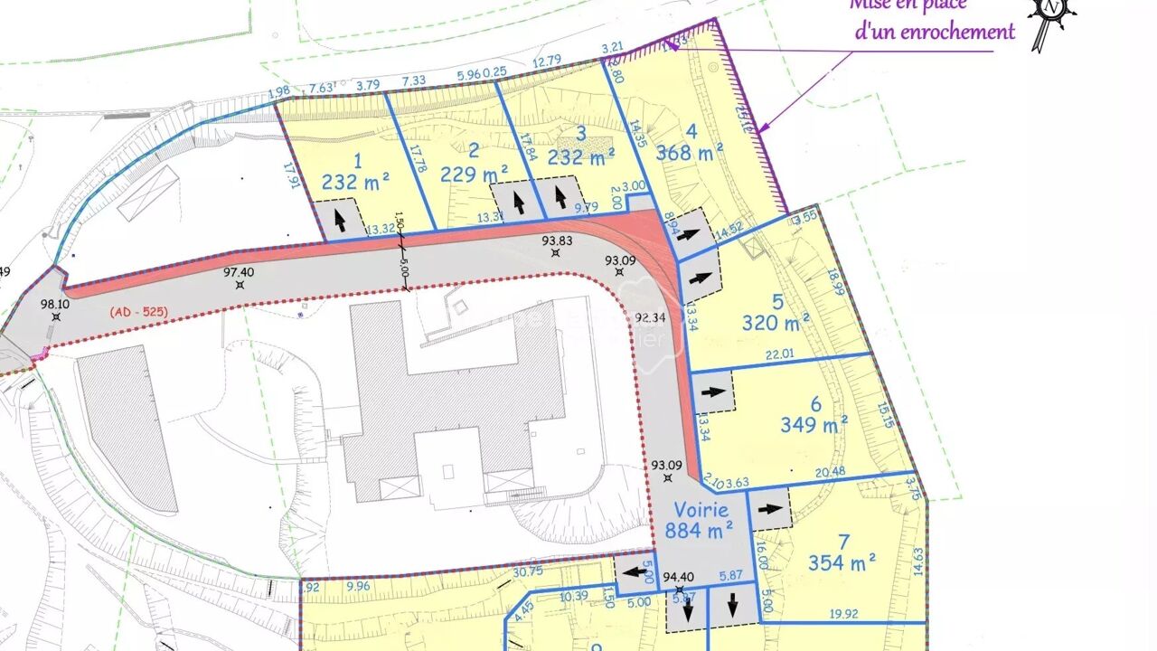 terrain  pièces 368 m2 à vendre à Châteauneuf-de-Gadagne (84470)