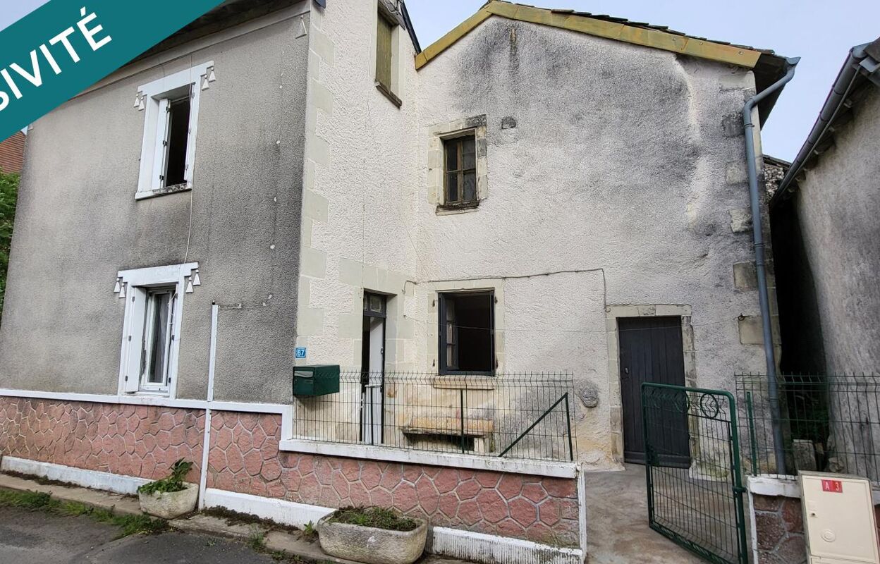 maison 3 pièces 60 m2 à vendre à Pleumartin (86450)