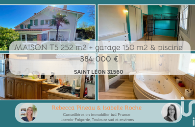 maison 5 pièces 252 m2 à vendre à Saint-Léon (31560)
