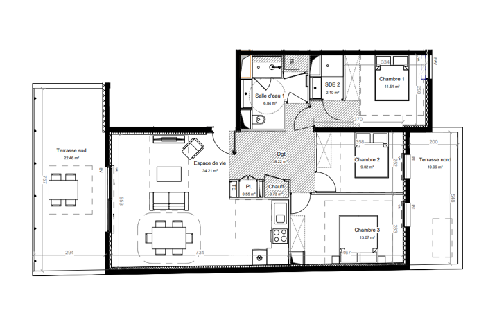 Appartement - 86.25m² - Perpignan — photo 3