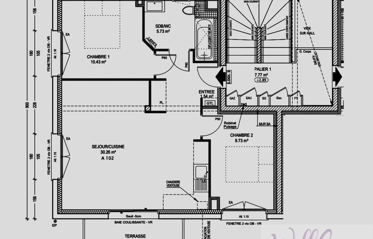 appartement 3 pièces 57 m2 à vendre à La Biolle (73410)