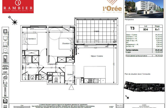    PROGRAMME NEUF L'OREE - SAINT-GELY-DU-FESC - APPARTEMENT — photo 2
