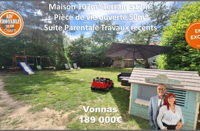 vente maison 189 000 € à proximité de Montcet (01310)