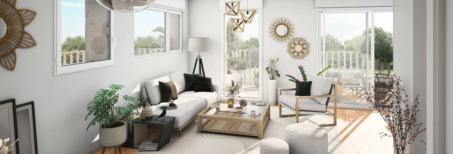 Appartement neuf T3, T4, T5 Pièce 62 à 98 m² à vendre à Chartres-de-Bretagne (35131)