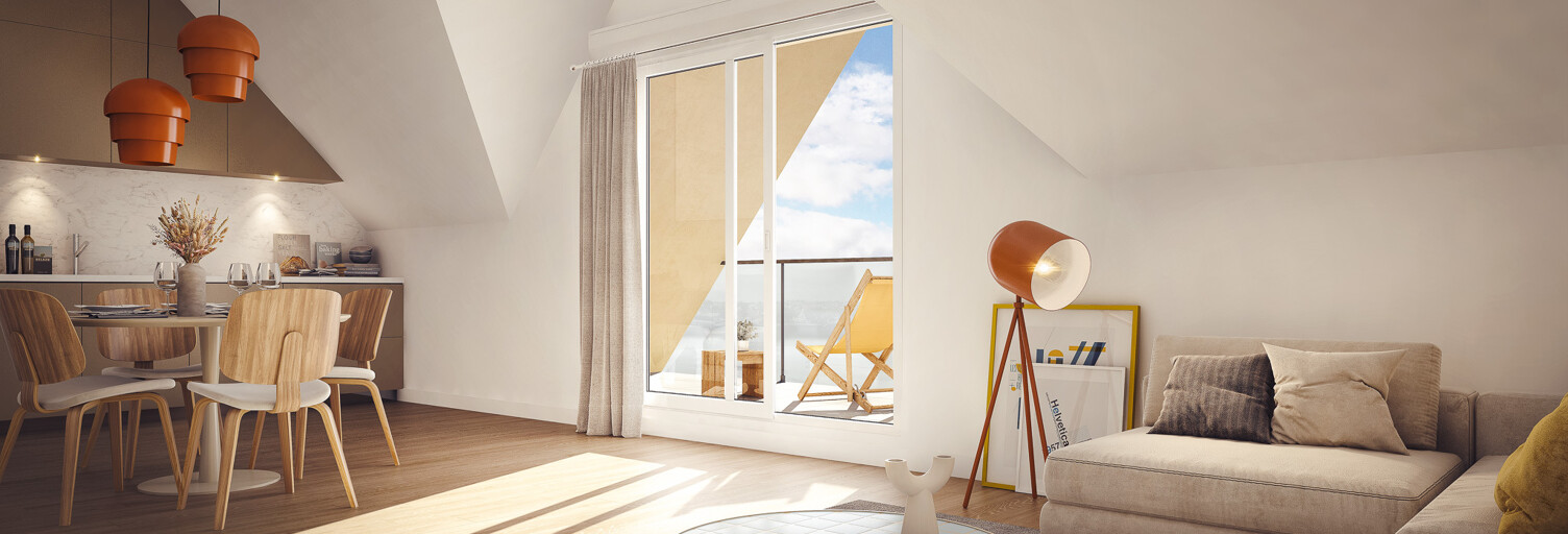 Appartement neuf T2, T3 Pièce 43 à 68 m² à vendre à Perros-Guirec (22700)