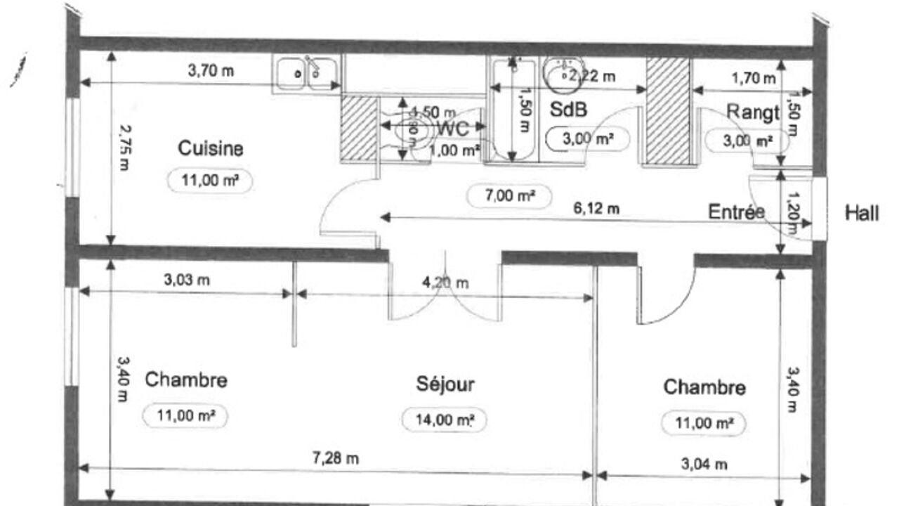 appartement 4 pièces 62 m2 à vendre à Pouilly-en-Auxois (21320)