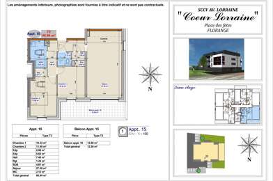 Appartement 3 pièces 245000 €