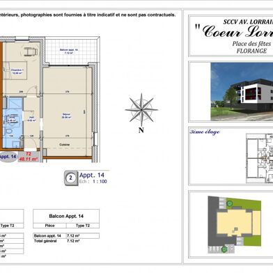 Appartement 2 pièces 187000 €