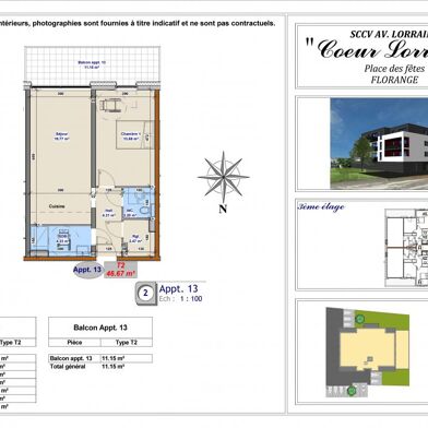 Appartement 2 pièces 180000 €